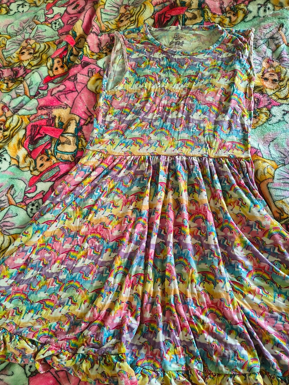 Posh Peanut Markie Dress I Cut Sleeves Off Didn't Like Them Size 10/12 Youth